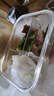 泰福高（TAFUCO）玻璃饭盒上班族带饭便当盒饭盒微波炉加热玻璃碗保鲜盒冰箱收纳盒 【泰福高-透明金】三分隔1010ML+640ML+丽致包 实拍图