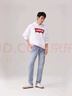 Levi's【特价来袭】李维斯情侣同款经典宽松休闲logo套头连帽卫衣 白色 19622-0018 XL 实拍图