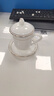 鹏博陶瓷 景德镇陶瓷杯身带盖茶杯水杯办公杯 瓷器定制 酒店会议室泡茶杯 描金-花蕾杯-黄金款【带碟】 实拍图