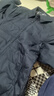 【黑金商务羽绒服】男士羽绒服白鸭绒轻薄款男装休闲衬衫短款秋冬 藏青 XL【135-155斤】 实拍图