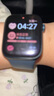 Apple/苹果 Watch Series 9 智能手表GPS款45毫米午夜色铝金属表壳 午夜色运动型表带S/M MR993CH/A 实拍图