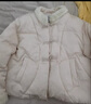 森马（Semir）棉服女设计感提花缎面国风2024冬毛领盘扣宽松外套新109724112005 实拍图