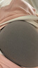 婧麒（JOYNCLEON）哺乳文胸孕妇内衣怀孕期哺乳薄款喂奶文胸产后前开扣无钢圈托聚拢 灰色3128【薄款透气聚拢】 90C 实拍图