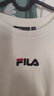 FILA 斐乐官方男装情侣款卫衣秋冬男女同款休闲卫衣加绒保暖上衣 奶盐白-IV（加绒） 160/84A/XS 实拍图