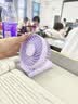 Rtako【16℃冷风直吹】桌面小风扇宿舍办公超静音小型夹式床上家用制冷usb充电超长续 黑【基础插电款】冷风循环丨冰爽全身 实拍图