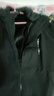 雅鹿三合一冲锋衣女男防风短外套加绒加厚可拆内胆风衣保暖滑雪登山服 YLN17Z36760黑色-男 3XL 实拍图