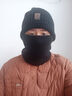 沐驰斯顿帽子男士冬季保暖加厚毛线帽加绒针织帽户外骑行防风雷锋帽女冷帽 黑色【帽子+围脖加绒款】 实拍图