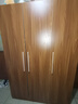 衣柜家用卧室出租房用简易组装经济型木质儿童小户型收纳柜子衣橱 【三门】新款120*50*180橡木色 自行安装【送货楼下】 实拍图