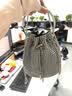 CAMPUSKITTEN轻奢水钻包包女新款小众满钻水桶包手提斜挎链条包女约会晚宴包 银色 实拍图