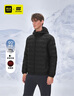 海澜之家【品牌专供】羽绒服男SPORTSDAY连帽外套冬城市轻户外 黑色33 L 175/92A推荐140~160斤 实拍图