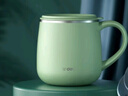 得力LL602-FGN保温马克杯（380ml）(绿)(个) 实拍图