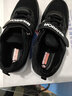 回力童鞋儿童运动鞋秋冬季新款女童针织休闲鞋轻便男童跑步鞋 黑色（魔术贴） 37 内长约23.7cm 实拍图
