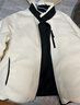 鸭鸭（YAYA）2025年冬季新款男女情侣羽绒服短款双面穿潮流舒适鸭绒保暖外套HY 米白色 XL 180 实拍图