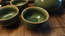 瓷牌茗茶具（cipaiming teaset） 茶具套装小套功夫茶壶便携一壶四杯家用会客泡茶器小茶台 秘色《棕把西施壶》四罗汉磁盘 实拍图