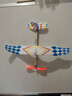 荣花施雷鸟橡皮筋动力滑翔飞机直升机模型雷神拼装航模diy手工制作飞机 随机2个装 实拍图