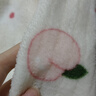 可爱卡通睡裤女长裤冬季珊瑚绒加绒暖暖打底裤可外穿 白色桃子裤子 均码（适合80-130斤） 实拍图