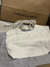 CHARLES&KEITH大容量柔软菱格包面链条单肩托特包包女包生日礼物CK2-30151287 White白色 XL 实拍图