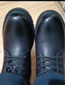 卡帝乐鳄鱼（CARTELO）头层牛皮马丁靴男加绒棉鞋男士雪地靴头层牛皮短靴男9316黑色42 实拍图