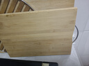 楠竹菜板砧板竹案板切菜擀面板工艺板碳化板天然 菜板 38*28*1.8cm 长方形 实拍图