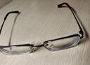 精工（SEIKO）眼镜框男款半框钛材商务休闲远近视眼镜架HT01077 84 52mm枪灰色 实拍图