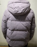 坦博尔羽绒服女短款秋冬连帽宽松保暖女士外套厚TD236356 芝袊紫 160  实拍图