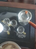 正扬玻璃茶具套装家用高档整套侧把功夫泡茶壶茶杯办公电陶炉煮茶烧水 500ML直觉壶+4金把+杯架 实拍图