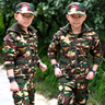 兵童勇士 2023新款冬装儿童装迷彩服套装中大童运动装男童休闲加绒厚棉服 高原迷彩配五角星帽 140码穿约140CM身高 实拍图