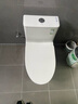 九牧（JOMOO） 马桶卫浴节水虹吸坐便器 一体式静音防臭座便器马桶 釉面陶瓷 大冲力马桶305坑距（免费安装） 实拍图