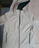 361°运动外套男装秋冬季新款梭织加绒防风雨保暖舒适冲锋运动夹克女 灯塔灰 S 实拍图