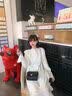 轻奢高级感女士包包女包2026年新款菱格小金球链条女包单肩斜挎包 黑色小号 实拍图