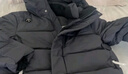 迪桑特（DESCENTE）SKI STYLE 男女同款 防泼水 光热转能 蓄温 长款 鹅绒羽绒服 CC-墨灰色 D4491SDJ55 3XL 实拍图