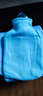 尚格兰热水袋注水暖水袋750ml 加厚防爆暖手宝暖宝宝充水暖手袋 小号蓝 实拍图