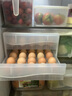 乐艺佳 鸡蛋盒厨房冰箱鸡蛋收纳盒保鲜盒透明大号塑料抽屉式储物盒子 双层（可放鸡蛋60个） 实拍图