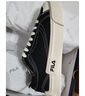 FILA FUSION官方潮牌斐乐女鞋运动板鞋休闲帆布鞋女鞋 黑色-BK 36.5 实拍图