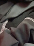 李宁（LI-NING）泳衣女专业连体平角游泳衣短袖速干保守泳装LNYT035 黑灰 L  实拍图