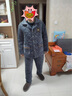 芬腾睡衣男三层加厚珊瑚绒夹棉家居服套装秋冬季男士加绒法兰绒 实拍图