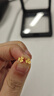 周六福小金花足金999黄金耳钉女新年生日礼物计价AC090379 一对 约0.64g 实拍图