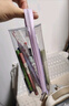 国誉(KOKUYO)Campus透明笔袋·C2-R学生文具盒考试专用pvc文具袋 新款黑色 WSG-PC23TD 实拍图