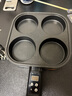 奥克斯煎蛋锅家用电饼铛四孔不粘锅荷包蛋神器汉堡机煎牛排鸡蛋汉堡锅煎饼机学生宿舍小型早餐机 四孔煎蛋锅（送油刷+煎饼铲） 实拍图