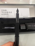 弘典 钢笔练字礼物送礼学生专用男女生复古高档美工笔弯头书法笔6013黑将礼盒装送礼墨囊铱金定制 黑色铁盒（ 赠1.0弯头总成与墨水） EF0.4mm 实拍图