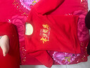 真维斯男童加绒卫衣秋冬款童装儿童红色打底衫百搭冬装中国风保暖上衣 红 年少有为 130 实拍图