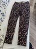 雅鹿品牌中老年保暖裤女加厚三层冬季高腰护膝妈妈花棉裤女可外穿裤子 YL580-20时尚印花羊毛 3XL （建议120-140斤） 实拍图