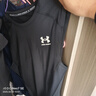 安德玛（UNDERARMOUR）男子HeatGear Armour训练运动紧身背心1361522 黑色001 L 实拍图