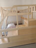 梵袖屿【现货包安装】上下床实木儿童床双层床高低上下铺成人床子母床 梯柜款 （床+书架+ 抽屉+床垫*2） 上铺宽140*下铺宽160 实拍图