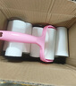 家用滚筒粘毛器可撕式粘尘纸滚刷替换卷纸除毛刷宠物去毛沾毛器 1器+2卷纸【30撕/卷】 实拍图
