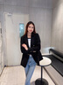 MeetMetro玛依尔2026春季新款黑色西装外套女时尚休闲职业气质西服 黑色【现货闪电发】 S 实拍图
