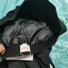 鸭鸭（YAYA）儿童羽绒裤男女童休闲束脚裤加厚保暖冬季小童装裤子GM 黑白拼粉色 160 实拍图
