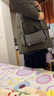 Songmont挂耳系列屋檐包mini设计师款头层牛皮通勤斜挎hobo包 瓦砾灰 预售8天 实拍图