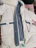 曼蓄羽绒服女2025新款高端大牌外套女冬季品牌女士羽绒服中长款冬装 米白色 S 建议85-105斤 实拍图