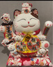 侑家良品 招财猫自动摇手发财猫客厅摆件店铺开业礼品乔迁礼物  12寸大号 实拍图
